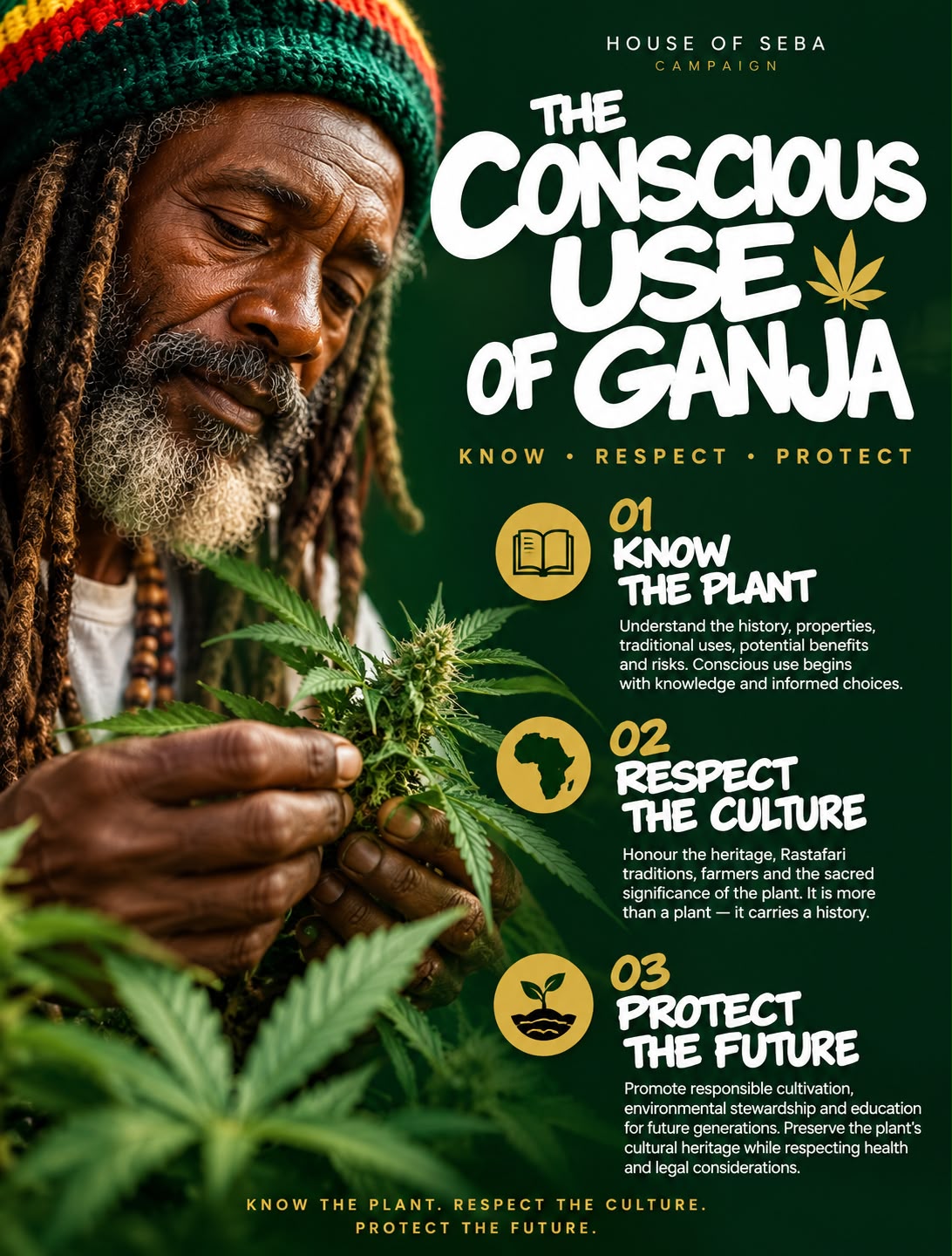 Conscious Use of Ganja Elder pictured for The Conscious Use of Ganja campaign